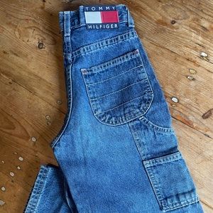 TOMMY HILFIGER KIDS 90s CARPENTER BLUE JEANS